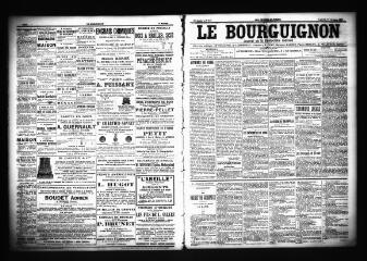 3 vues  - Le Bourguignon : journal de la démocratie radicale, n° 247, vendredi 19 octobre 1900 (ouvre la visionneuse)