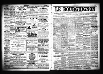 3 vues  - Le Bourguignon : journal de la démocratie radicale, n° 252, jeudi 25 octobre 1900 (ouvre la visionneuse)