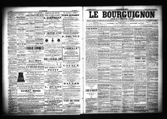 3 vues  - Le Bourguignon : journal de la démocratie radicale, n° 253, vendredi 26 octobre 1900 (ouvre la visionneuse)