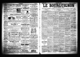 3 vues  - Le Bourguignon : journal de la démocratie radicale, n° 255, dimanche 28 octobre 1900 (ouvre la visionneuse)