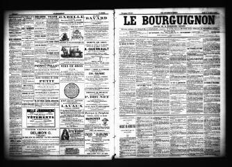 3 vues  - Le Bourguignon : journal de la démocratie radicale, n° 258, jeudi 1er novembre 1900 (ouvre la visionneuse)