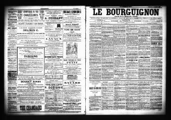 3 vues  - Le Bourguignon : journal de la démocratie radicale, n° 261, dimanche 4 novembre 1900 (ouvre la visionneuse)