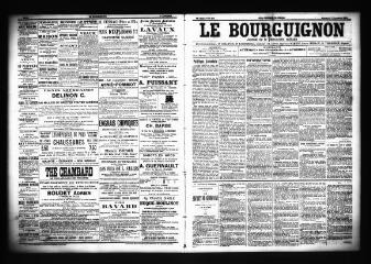 3 vues  - Le Bourguignon : journal de la démocratie radicale, n° 263, mercredi 7 novembre 1900 (ouvre la visionneuse)