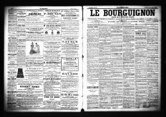 3 vues  - Le Bourguignon : journal de la démocratie radicale, n° 271, vendredi 16 novembre 1900 (ouvre la visionneuse)