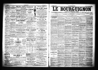 3 vues  - Le Bourguignon : journal de la démocratie radicale, n° 296, samedi 15 décembre 1900 (ouvre la visionneuse)