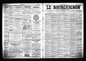 3 vues  - Le Bourguignon : journal de la démocratie radicale, n° 300, jeudi 20 décembre 1900 (ouvre la visionneuse)