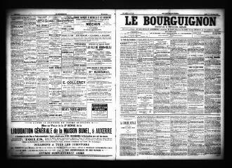 3 vues  - Le Bourguignon : journal de la démocratie radicale, n° 18, mardi 22 janvier 1901 (ouvre la visionneuse)