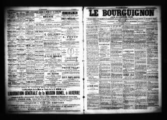 3 vues  - Le Bourguignon : journal de la démocratie radicale, n° 24, mardi 29 janvier 1901 (ouvre la visionneuse)