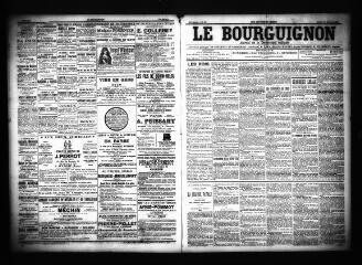3 vues  - Le Bourguignon : journal de la démocratie radicale, n° 26, jeudi 31 janvier 1901 (ouvre la visionneuse)
