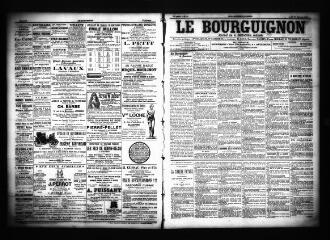 3 vues  - Le Bourguignon : journal de la démocratie radicale, n° 50, jeudi 28 février 1901 (ouvre la visionneuse)