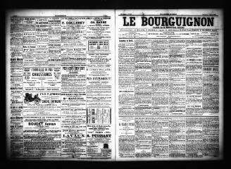 3 vues  - Le Bourguignon : journal de la démocratie radicale, n° 55, mercredi 6 mars 1901 (ouvre la visionneuse)