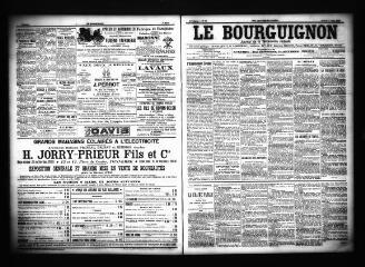 3 vues  - Le Bourguignon : journal de la démocratie radicale, n° 58, samedi 9 mars 1901 (ouvre la visionneuse)