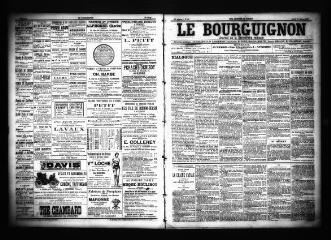 3 vues  - Le Bourguignon : journal de la démocratie radicale, n° 68, jeudi 21 mars 1901 (ouvre la visionneuse)