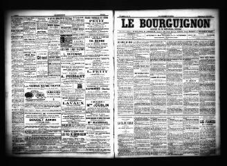 3 vues  - Le Bourguignon : journal de la démocratie radicale, n° 71, dimanche 24 mars 1901 (ouvre la visionneuse)