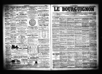 3 vues  - Le Bourguignon : journal de la démocratie radicale, n° 74, jeudi 28 mars 1901 (ouvre la visionneuse)