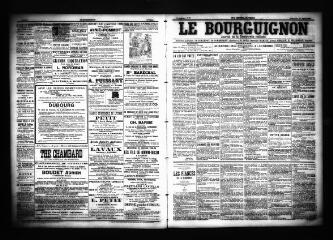 3 vues  - Le Bourguignon : journal de la démocratie radicale, n° 77, dimanche 31 mars 1901 (ouvre la visionneuse)