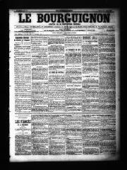 3 vues  - Le Bourguignon : journal de la démocratie radicale, n° 79, mercredi 3 avril 1901 (ouvre la visionneuse)