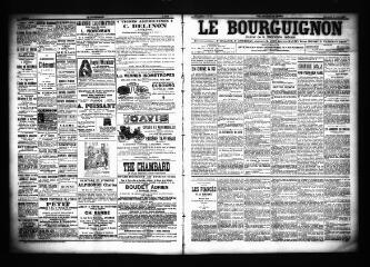 3 vues  - Le Bourguignon : journal de la démocratie radicale, n° 83, dimanche 7 avril 1901 (ouvre la visionneuse)