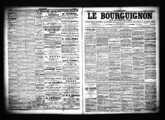 3 vues  - Le Bourguignon : journal de la démocratie radicale, n° 90, mercredi 17 avril 1901 (ouvre la visionneuse)