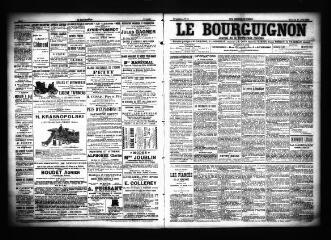 3 vues  - Le Bourguignon : journal de la démocratie radicale, n° 96, mercredi 24 avril 1901 (ouvre la visionneuse)