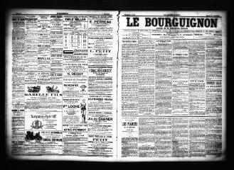 3 vues  - Le Bourguignon : journal de la démocratie radicale, n° 99, samedi 27 avril 1901 (ouvre la visionneuse)