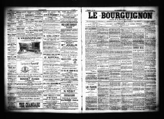 3 vues  - Le Bourguignon : journal de la démocratie radicale, n° 102, mercredi 1er mai 1901 (ouvre la visionneuse)