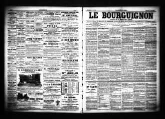 3 vues  - Le Bourguignon : journal de la démocratie radicale, n° 108, mercredi 8 mai 1901 (ouvre la visionneuse)