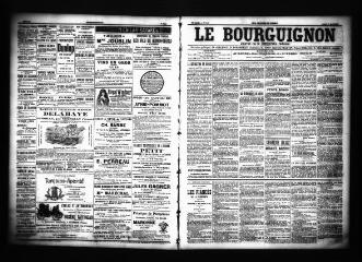 3 vues  - Le Bourguignon : journal de la démocratie radicale, n° 109, jeudi 9 mai 1901 (ouvre la visionneuse)