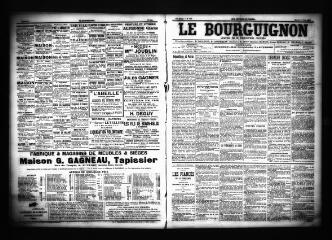 3 vues  - Le Bourguignon : journal de la démocratie radicale, n° 113, mardi 14 mai 1901 (ouvre la visionneuse)