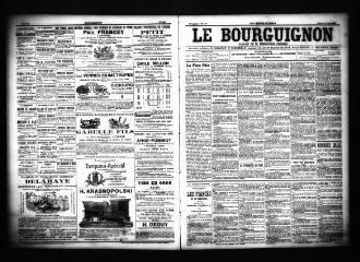 3 vues  - Le Bourguignon : journal de la démocratie radicale, n° 117, samedi 18 mai 1901 (ouvre la visionneuse)