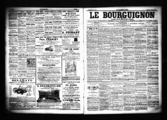 3 vues  - Le Bourguignon : journal de la démocratie radicale, n° 124, dimanche 26 mai 1901 (ouvre la visionneuse)