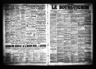 3 vues  - Le Bourguignon : journal de la démocratie radicale, n° 142, mardi 18 juin 1901 (ouvre la visionneuse)