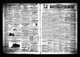 3 vues  - Le Bourguignon : journal de la démocratie radicale, n° 143, mercredi 19 juin 1901 (ouvre la visionneuse)