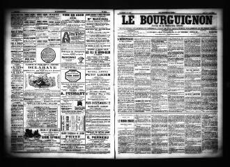 3 vues  - Le Bourguignon : journal de la démocratie radicale, n° 150, jeudi 27 juin 1901 (ouvre la visionneuse)