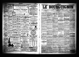 3 vues  - Le Bourguignon : journal de la démocratie radicale, n° 170, samedi 20 juillet 1901 (ouvre la visionneuse)