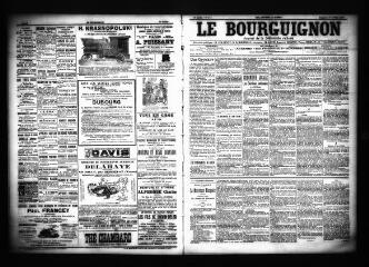 3 vues  - Le Bourguignon : journal de la démocratie radicale, n° 171, dimanche 21 juillet 1901 (ouvre la visionneuse)