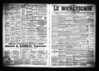 3 vues  - Le Bourguignon : journal de la démocratie radicale, n° 172, mardi 23 juillet 1901 (ouvre la visionneuse)