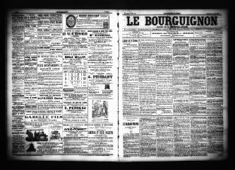 3 vues  - Le Bourguignon : journal de la démocratie radicale, n° 181, vendredi 2 août 1901 (ouvre la visionneuse)