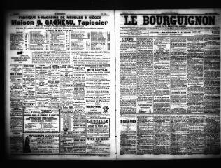 3 vues  - Le Bourguignon : journal de la démocratie radicale, n° 195, mardi 20 août 1901 (ouvre la visionneuse)