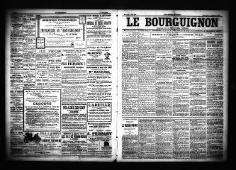 3 vues  - Le Bourguignon : journal de la démocratie radicale, n° 226, mercredi 25 septembre 1901 (ouvre la visionneuse)