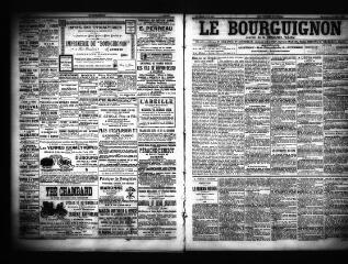 3 vues  - Le Bourguignon : journal de la démocratie radicale, n° 232, mercredi 2 octobre 1901 (ouvre la visionneuse)