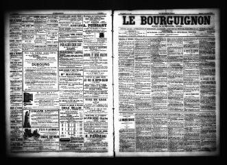3 vues  - Le Bourguignon : journal de la démocratie radicale, n° 235, samedi 5 octobre 1901 (ouvre la visionneuse)