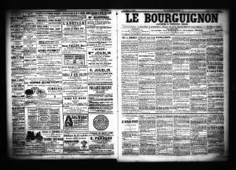3 vues  - Le Bourguignon : journal de la démocratie radicale, n° 245, jeudi 17 octobre 1901 (ouvre la visionneuse)