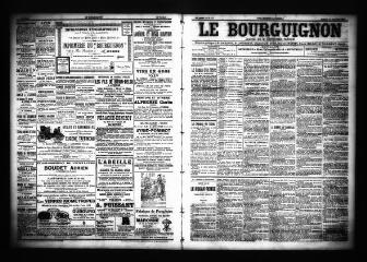 3 vues  - Le Bourguignon : journal de la démocratie radicale, n° 247, samedi 19 octobre 1901 (ouvre la visionneuse)