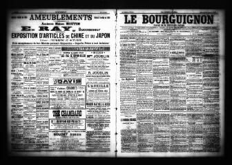 3 vues  - Le Bourguignon : journal de la démocratie radicale, n° 250, mercredi 23 octobre 1901 (ouvre la visionneuse)
