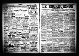3 vues  - Le Bourguignon : journal de la démocratie radicale, n° 253, samedi 26 octobre 1901 (ouvre la visionneuse)