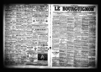 3 vues  - Le Bourguignon : journal de la démocratie radicale, n° 261, mardi 5 novembre 1901 (ouvre la visionneuse)