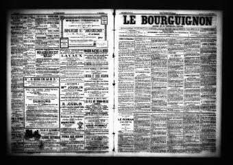 3 vues  - Le Bourguignon : journal de la démocratie radicale, n° 265, samedi 9 novembre 1901 (ouvre la visionneuse)