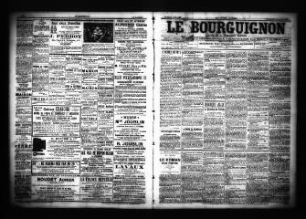 3 vues  - Le Bourguignon : journal de la démocratie radicale, n° 270, vendredi 15 novembre 1901 (ouvre la visionneuse)