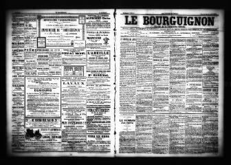 3 vues  - Le Bourguignon : journal de la démocratie radicale, n° 271, samedi 16 novembre 1901 (ouvre la visionneuse)